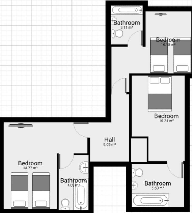 Chalet Les Trois Coeurs Мерибель Экстерьер фото